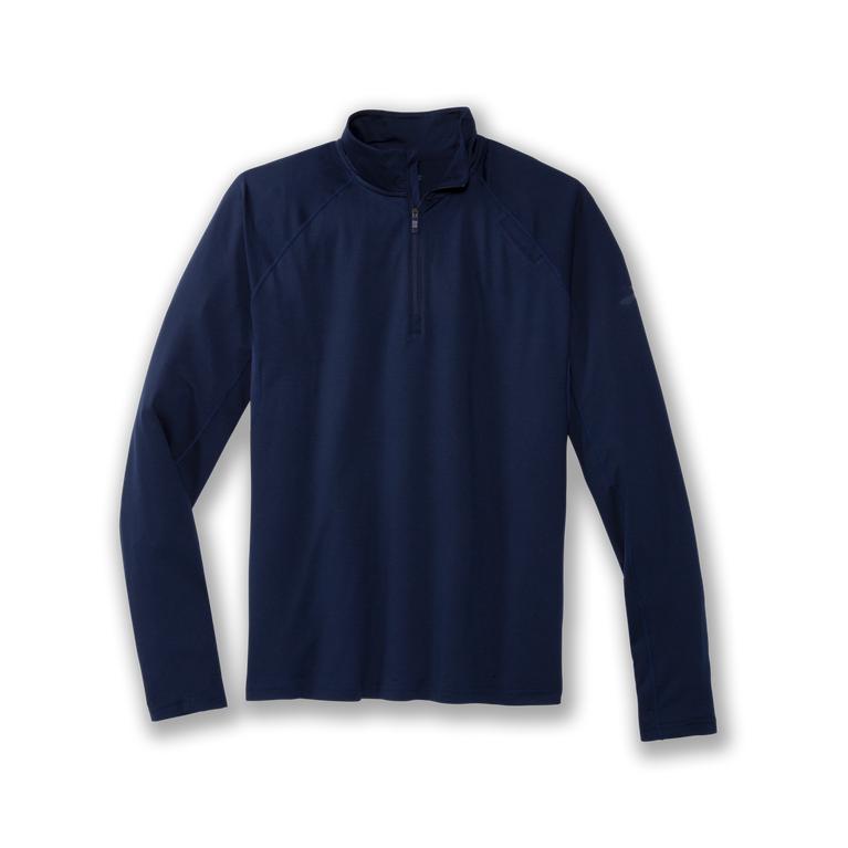 Brooks Dash 1/2 Zip - Mens Running Jackets - Navy (17043CGOA)